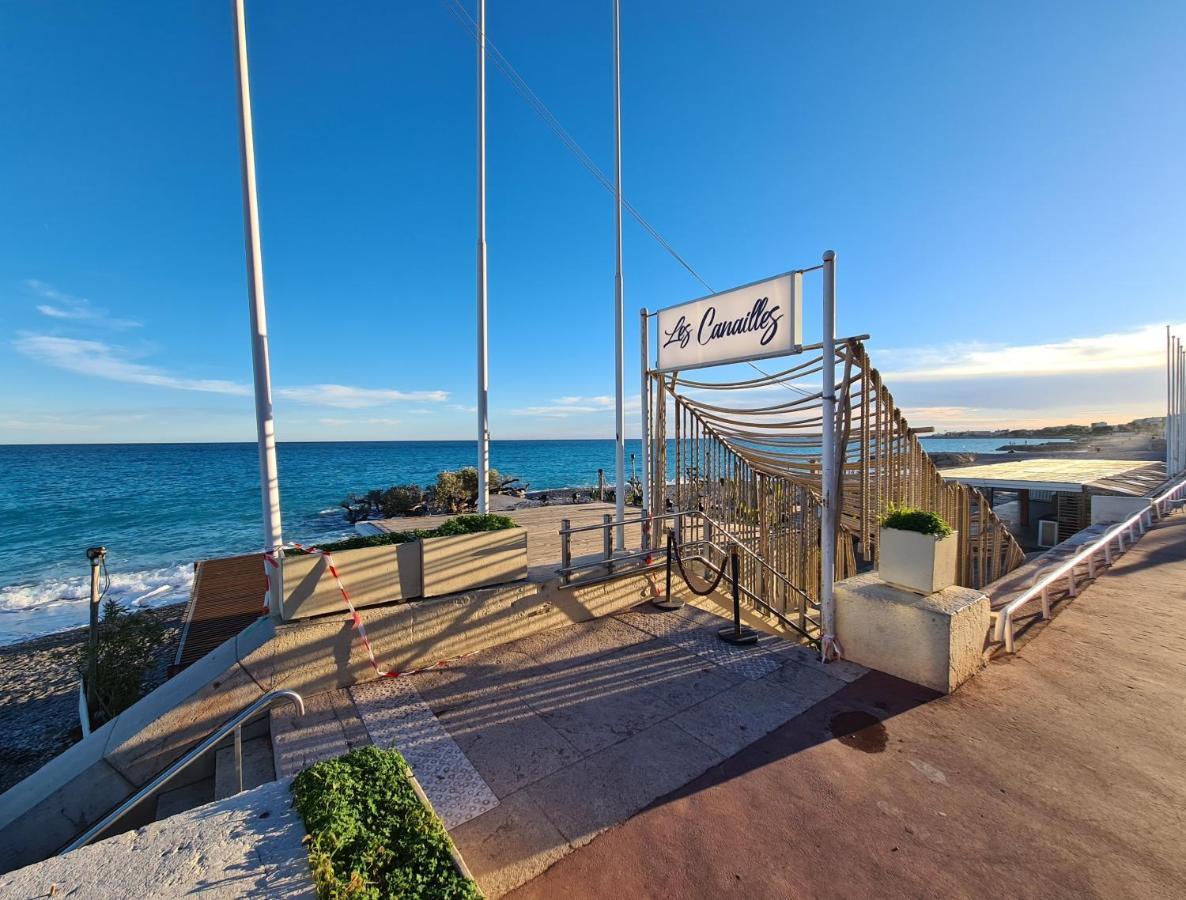 Studio Grande Terrasse A 5 Min De La Mer Nizza Exterior foto